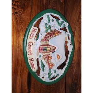 Vintage Avon Home Sweet Home Metal Trivet‎ Sign